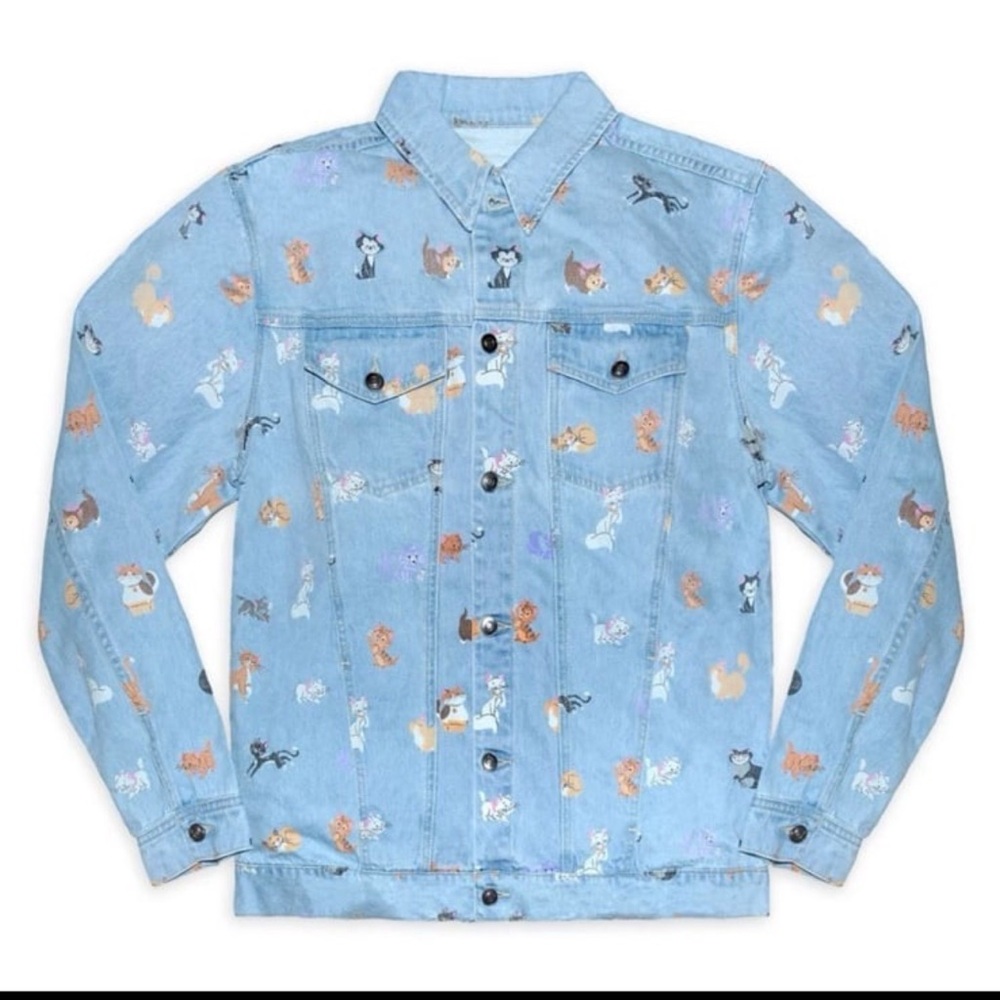 Disney cats denim jean jacket
